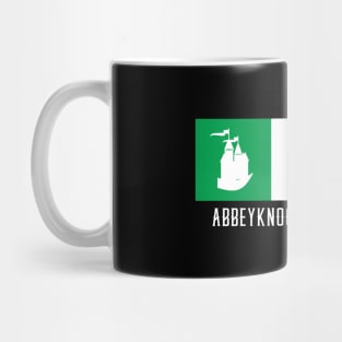 Abbeyknockmoy Ireland, Gaelic - Irish Flag Mug